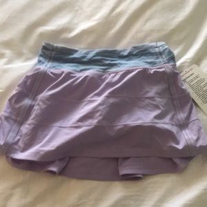 lululemon athletica Purple and Blue Skirt